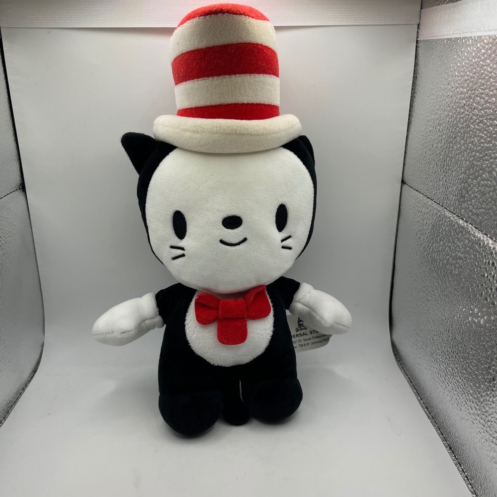 Dr. Seuss Cat in the Hat Plush Universal Studios Stuffed Animal‎ Toy